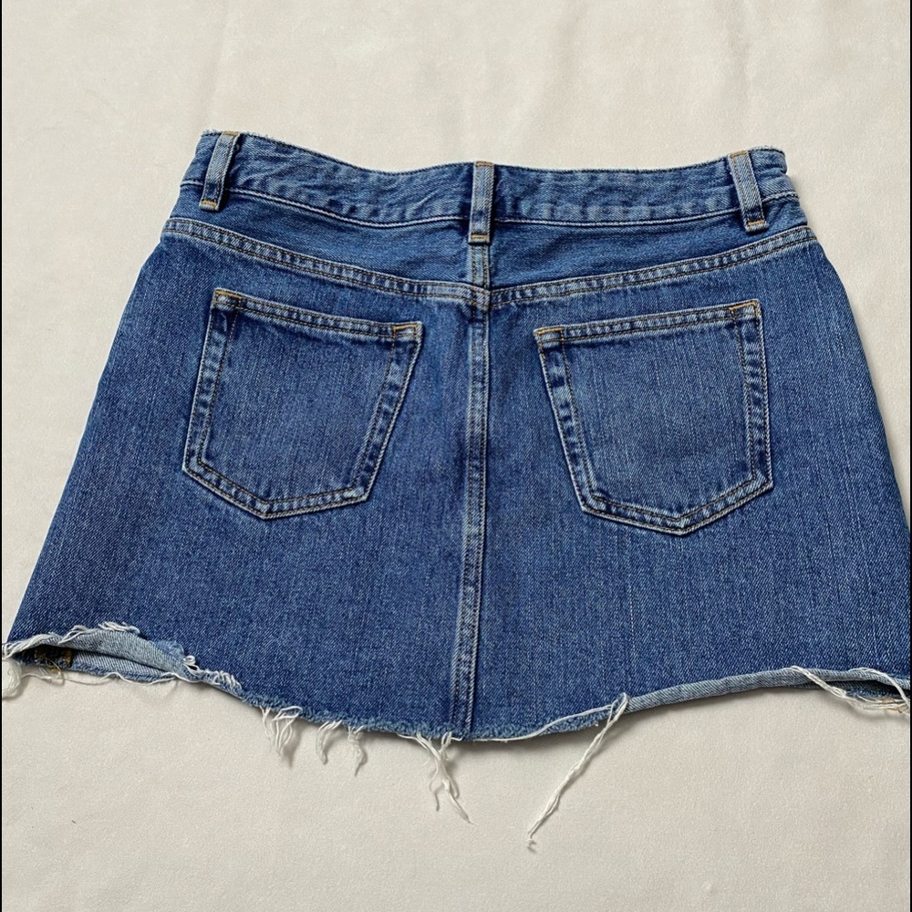 ASOS • Denim Mini Skirt Size 8 UK 4 US - Picture 3 of 7